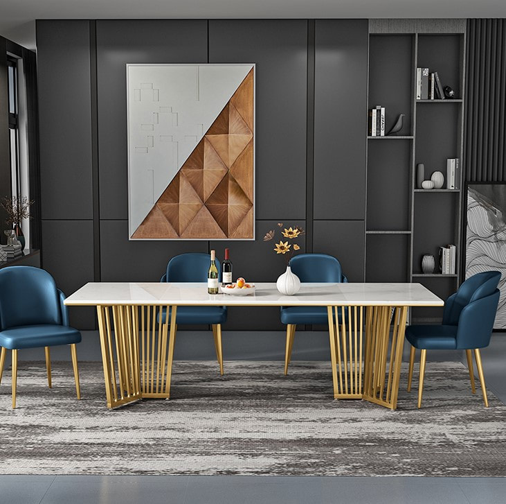 chinese high end modern home furniture sintered table top dining table company-interi furniture