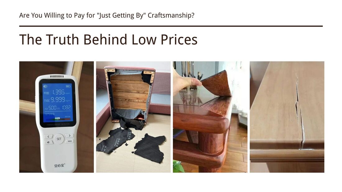 low quality furniture from China
