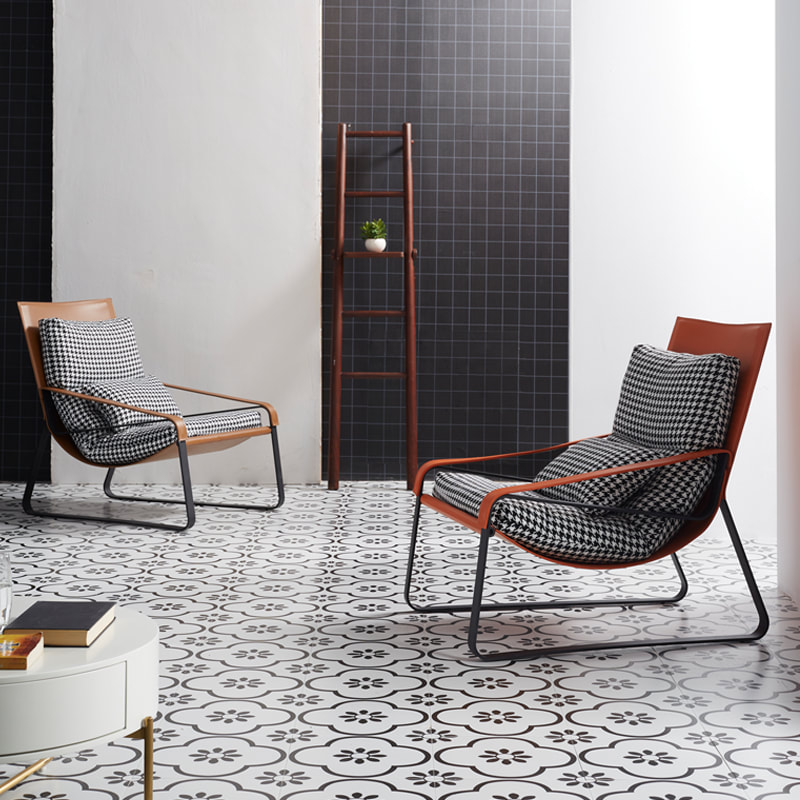 Chinese high quality luxury home furniture modern design contemporary dining room high back leather chair company-inter furniture