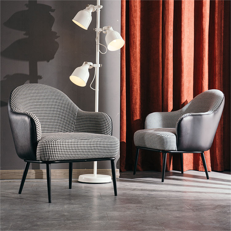 Chinese high quality luxury home furniture modern design contemporary dining room high back leather chair store-inter furniture