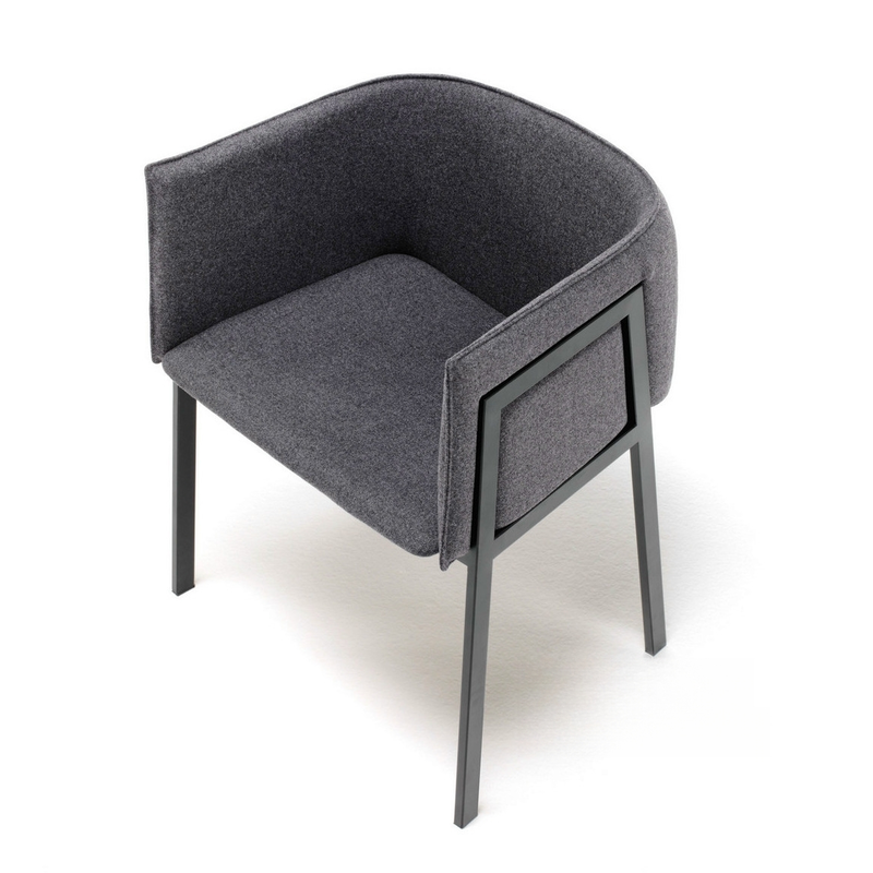 Chinese high quality luxury home furniture modern design contemporary dining room high back leather chair factory-inter furniture