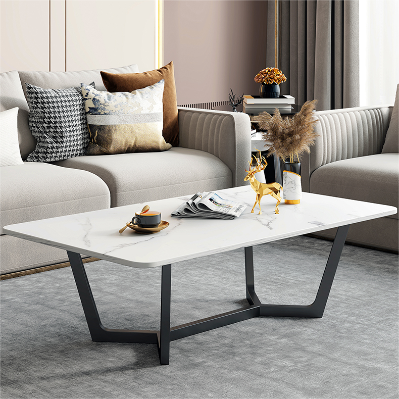 Chinese high quality modern home furniture contemporary design sintered stone tabletap coffee table and side table store supplier