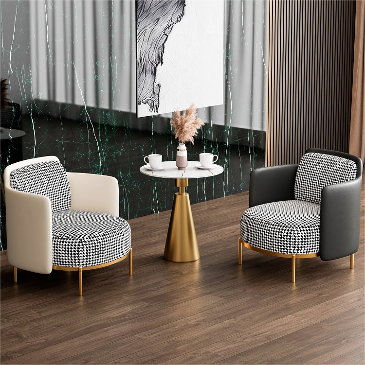 Chinese high quality home furniture modern design contemporary dining room high back leather chair company-inter furniture